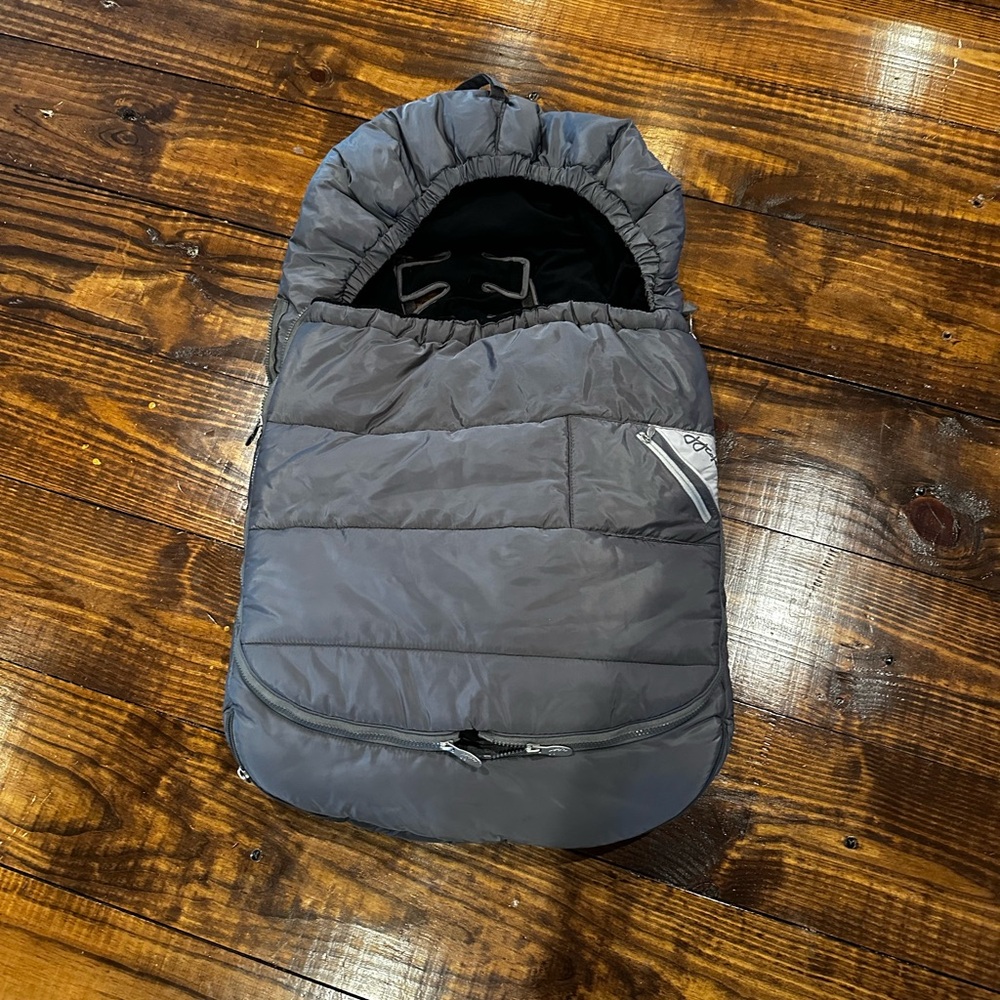 Gray Baby stroller sleeping bag